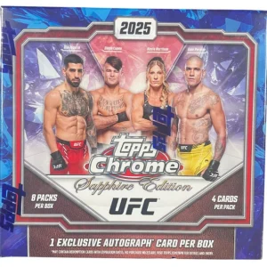 2025 Topps Chrome UFC Sapphire Edition Box