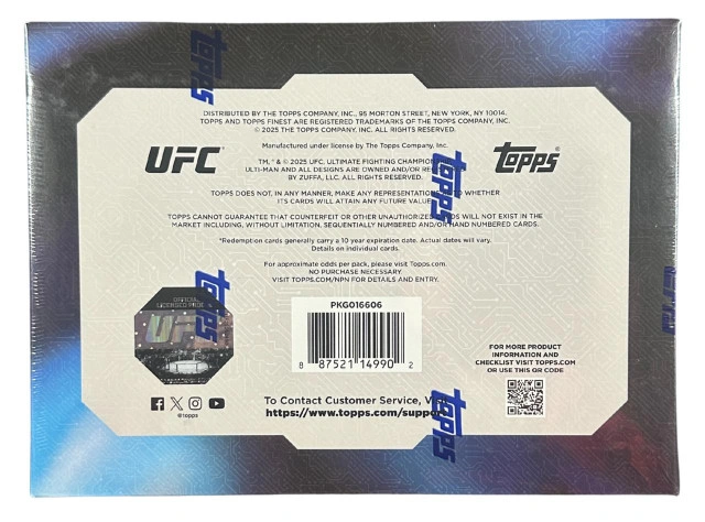 2025 Topps Finest UFC Hobby Box - Image 2